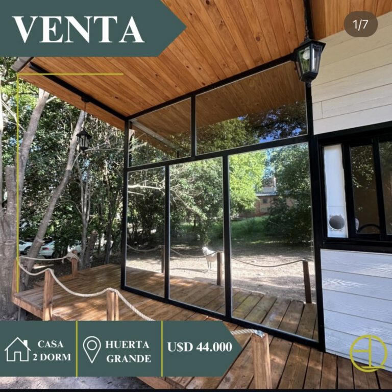 Casa de dos dormitorios a estrenar en Huerta Grande, provincia de Córdoba